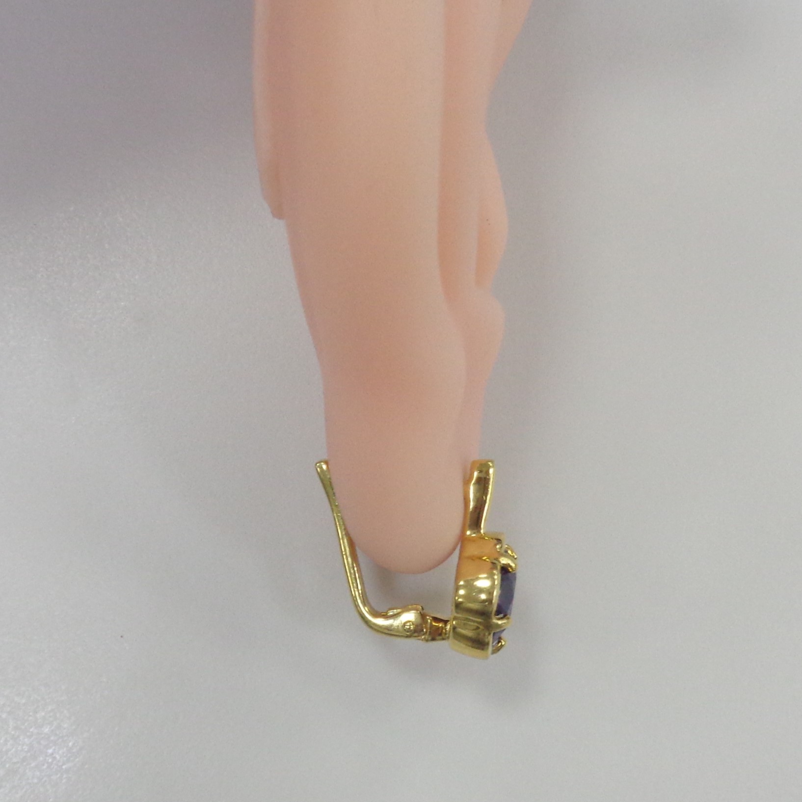 Серебряные серьги с сапфирами